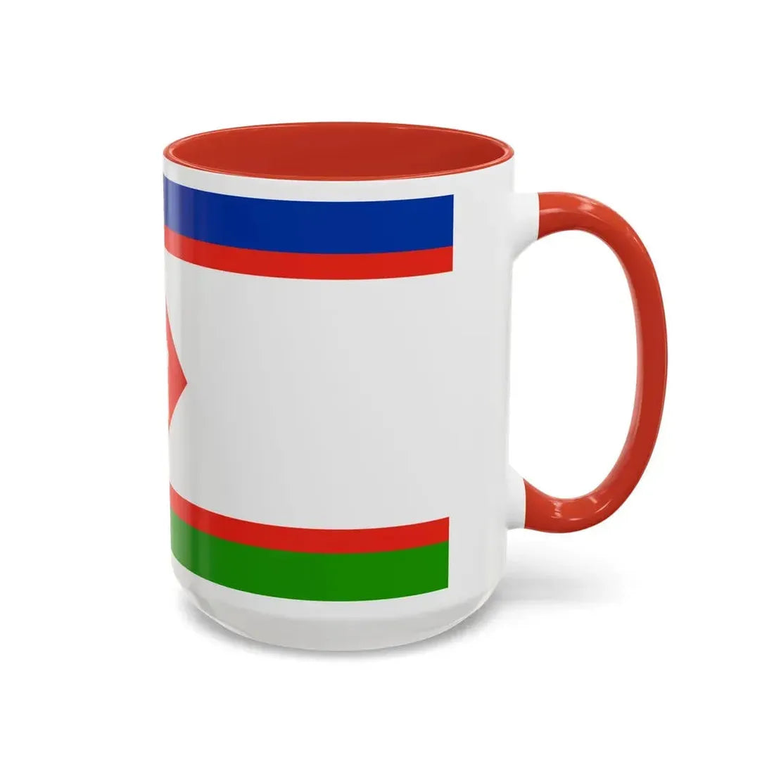 Flag of Yakutsk Russia - Accent Coffee Mug - Go Mug Yourself