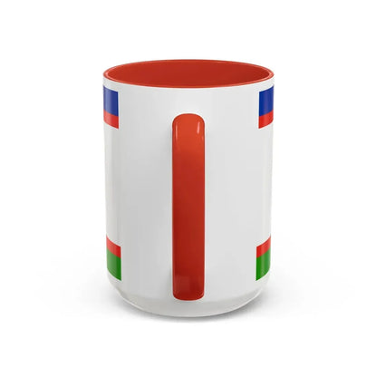 Flag of Yakutsk Russia - Accent Coffee Mug - Go Mug Yourself