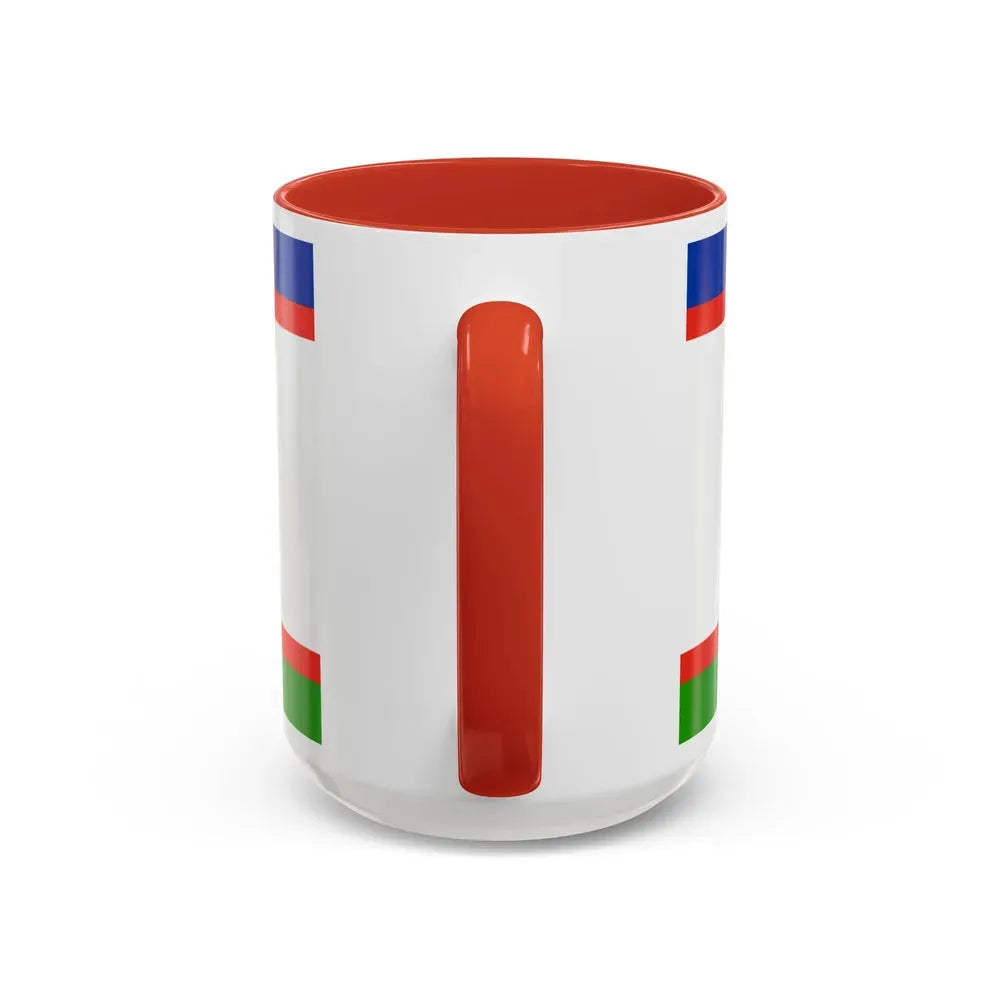 Flag of Yakutsk Russia - Accent Coffee Mug - Go Mug Yourself