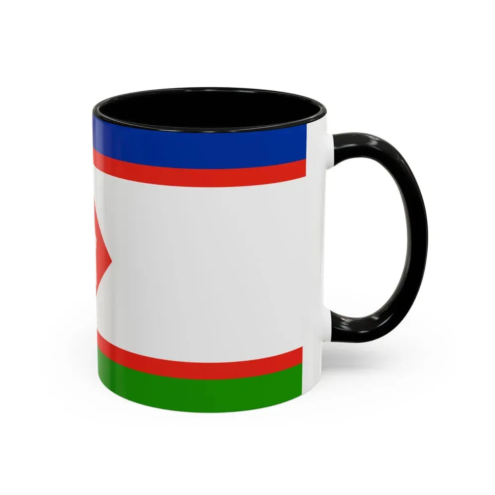 Flag of Yakutsk Russia - Accent Coffee Mug - Go Mug Yourself