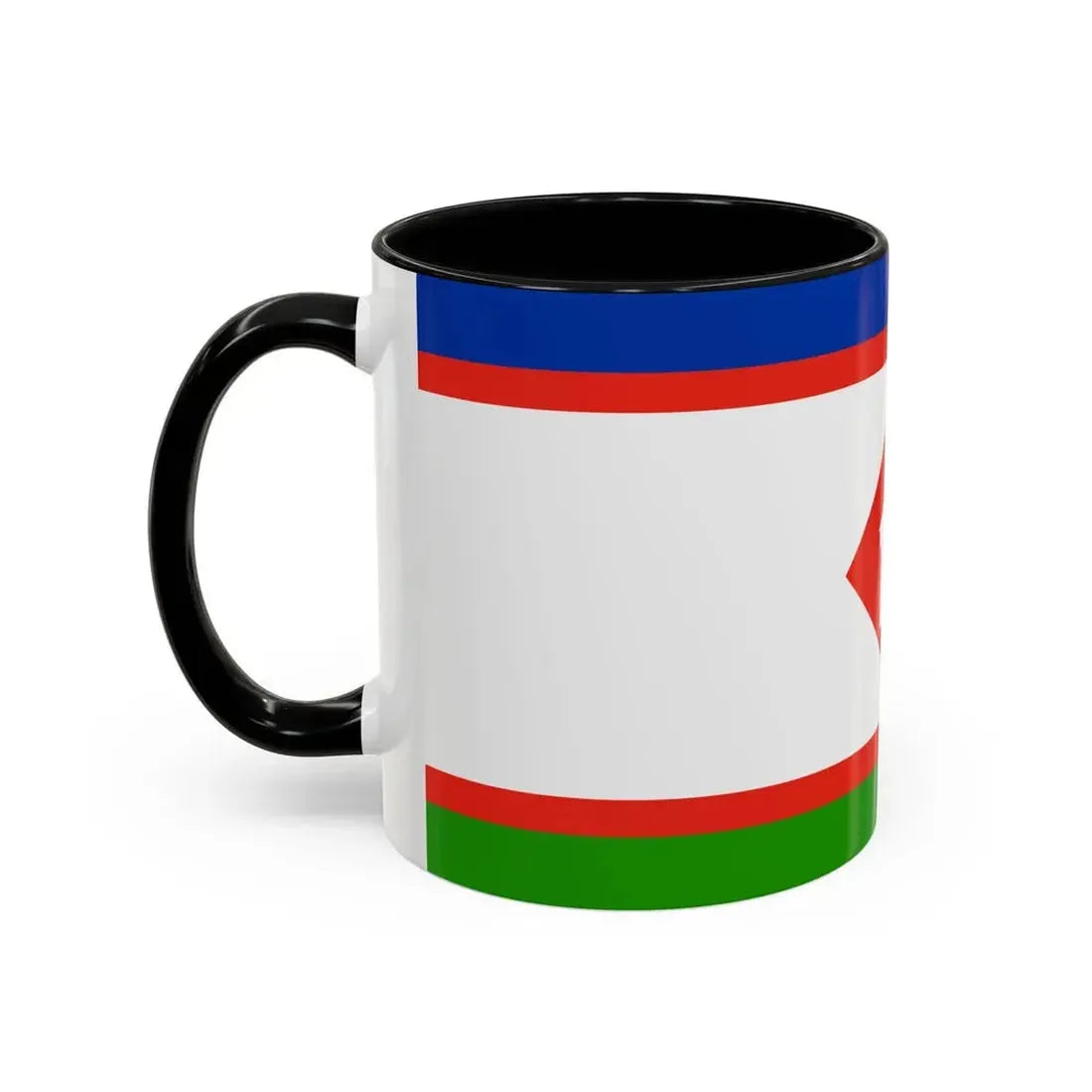 Flag of Yakutsk Russia - Accent Coffee Mug - Go Mug Yourself