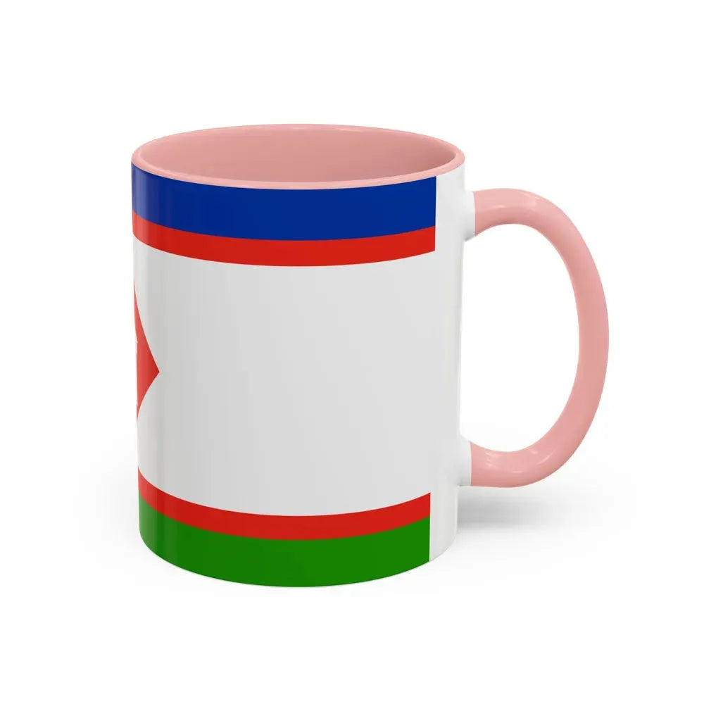 Flag of Yakutsk Russia - Accent Coffee Mug - Go Mug Yourself
