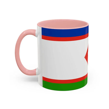 Flag of Yakutsk Russia - Accent Coffee Mug - Go Mug Yourself