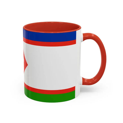 Flag of Yakutsk Russia - Accent Coffee Mug - Go Mug Yourself