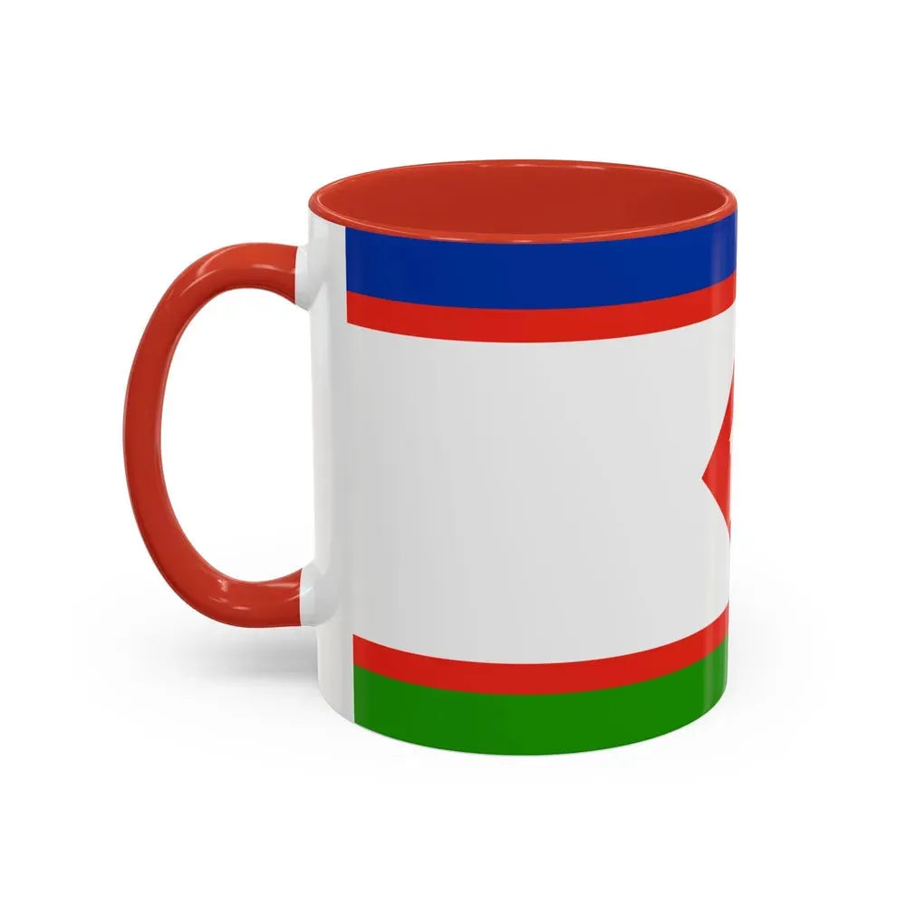 Flag of Yakutsk Russia - Accent Coffee Mug - Go Mug Yourself