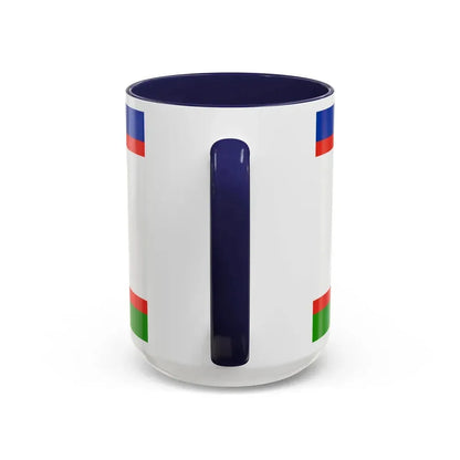 Flag of Yakutsk Russia - Accent Coffee Mug - Go Mug Yourself