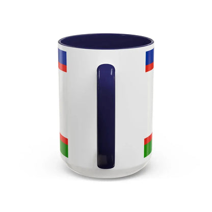Flag of Yakutsk Russia - Accent Coffee Mug - Go Mug Yourself