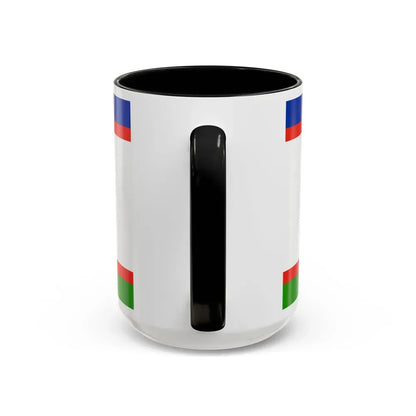 Flag of Yakutsk Russia - Accent Coffee Mug - Go Mug Yourself