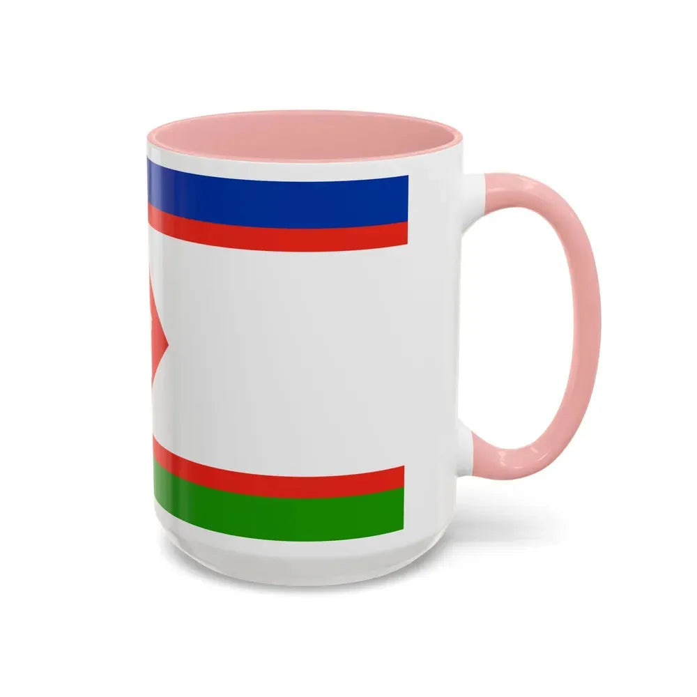 Flag of Yakutsk Russia - Accent Coffee Mug - Go Mug Yourself