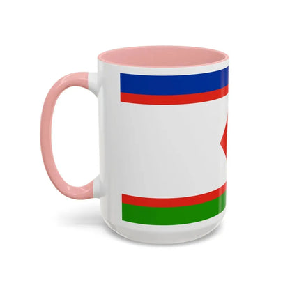 Flag of Yakutsk Russia - Accent Coffee Mug - Go Mug Yourself