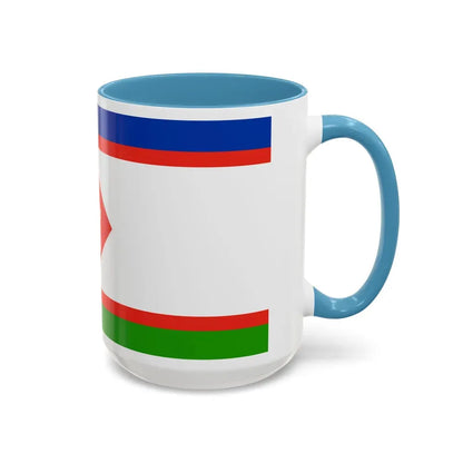 Flag of Yakutsk Russia - Accent Coffee Mug - Go Mug Yourself