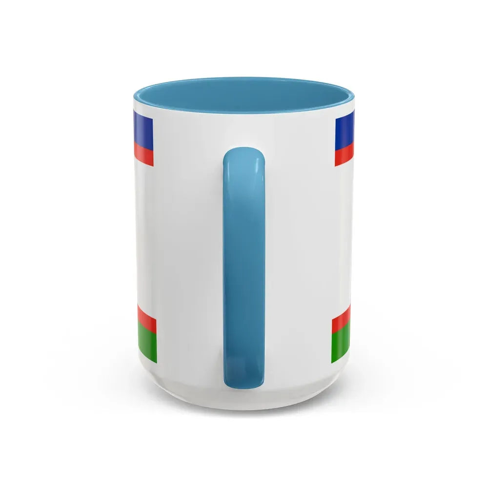 Flag of Yakutsk Russia - Accent Coffee Mug - Go Mug Yourself