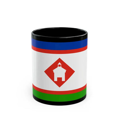 Flag of Yakutsk Russia - Black Coffee Mug 11oz - Go Mug Yourself