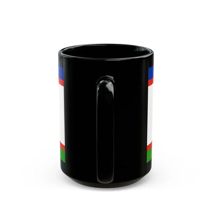 Flag of Yakutsk Russia - Black Coffee Mug - Go Mug Yourself