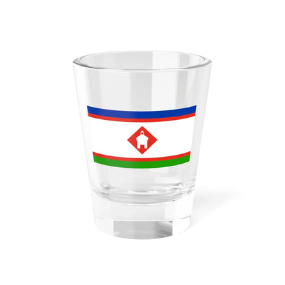 Flag of Yakutsk (Russia) Shot Glass 1.5oz 1.5oz - Go Mug Yourself