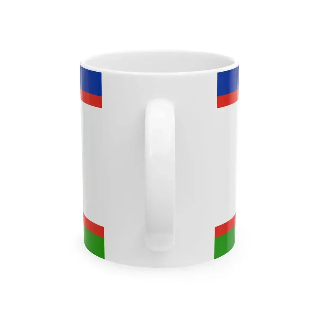 Flag of Yakutsk Russia - White Coffee Mug - Go Mug Yourself