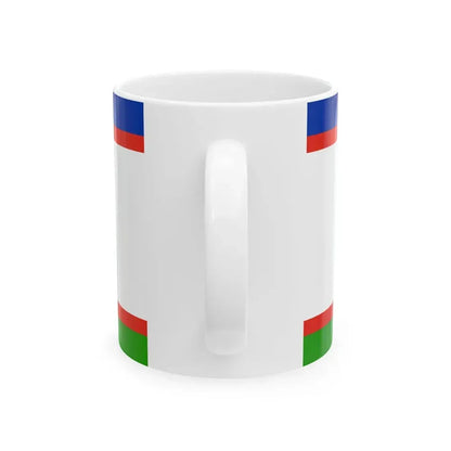 Flag of Yakutsk Russia - White Coffee Mug - Go Mug Yourself