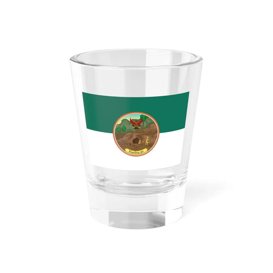 Flag of Yala province (Thailand) Shot Glass 1.5oz 1.5oz - Go Mug Yourself