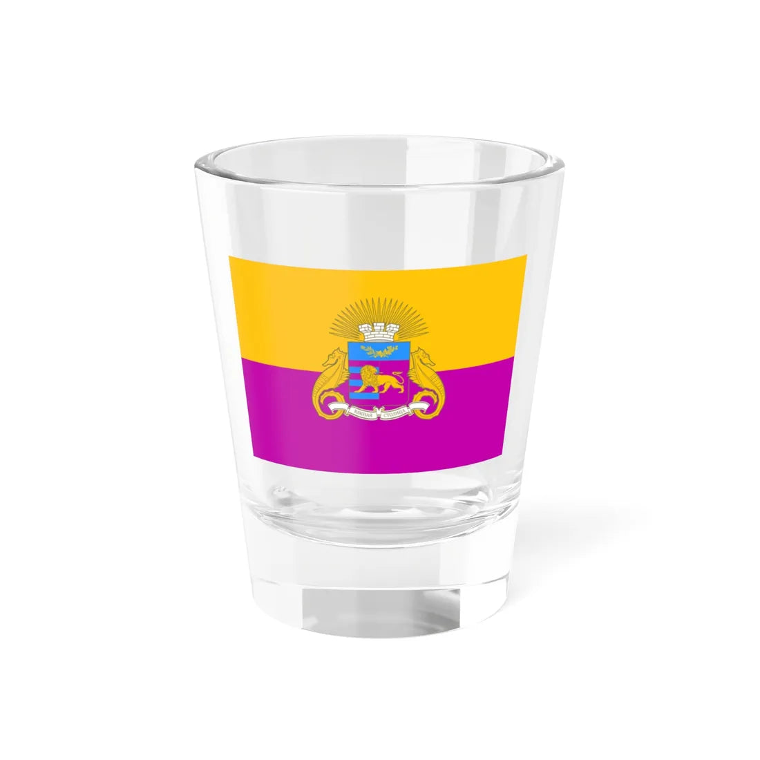 Flag of Yalta (Russia) Shot Glass 1.5oz 1.5oz - Go Mug Yourself