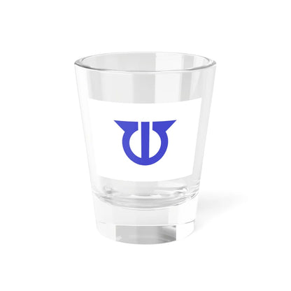 Flag of Yamabe-town Hokkaido 1965-1966 (Japan) Shot Glass 1.5oz 1.5oz - Go Mug Yourself