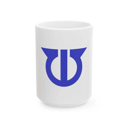 Flag of Yamabe-town Hokkaido 1965-1966 (Japan) White Coffee Mug 15oz - Go Mug Yourself