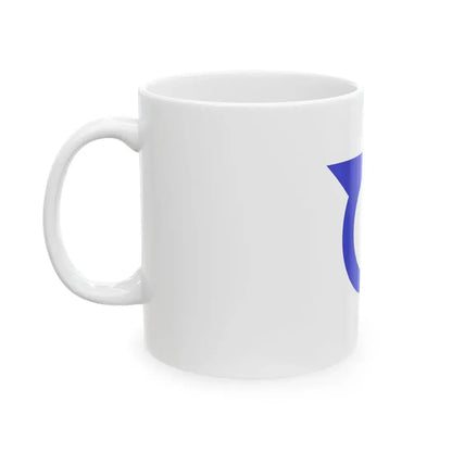 Flag of Yamabe-town Hokkaido 1965-1966 (Japan) White Coffee Mug - Go Mug Yourself