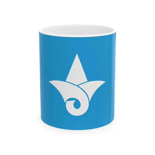 Flag of Yamada Iwate (Japan) White Coffee Mug 11oz - Go Mug Yourself