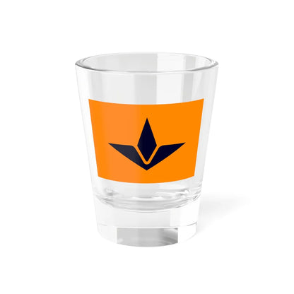 Flag of Yamae Kumamoto (Japan) Shot Glass 1.5oz 1.5oz - Go Mug Yourself