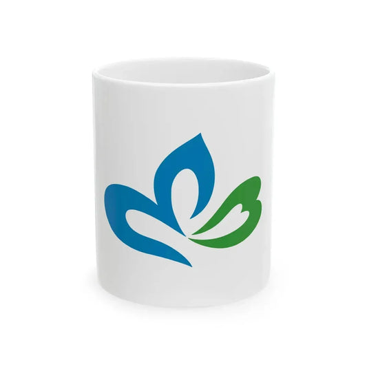 Flag of Yamagata Gifu (Japan) White Coffee Mug 11oz - Go Mug Yourself