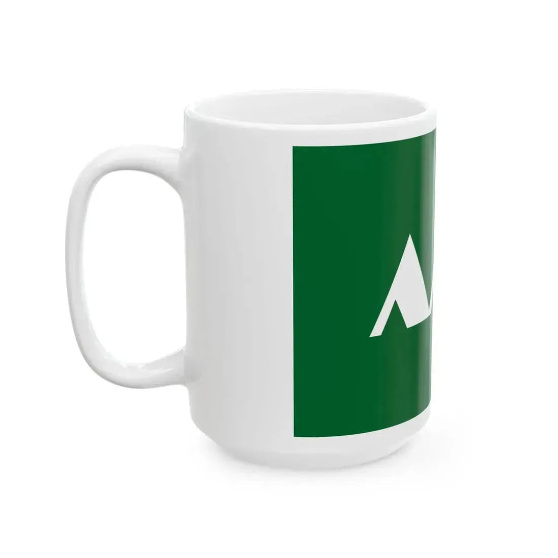 Flag of Yamagata Prefecture 1963-1971 (Japan) White Coffee Mug - Go Mug Yourself