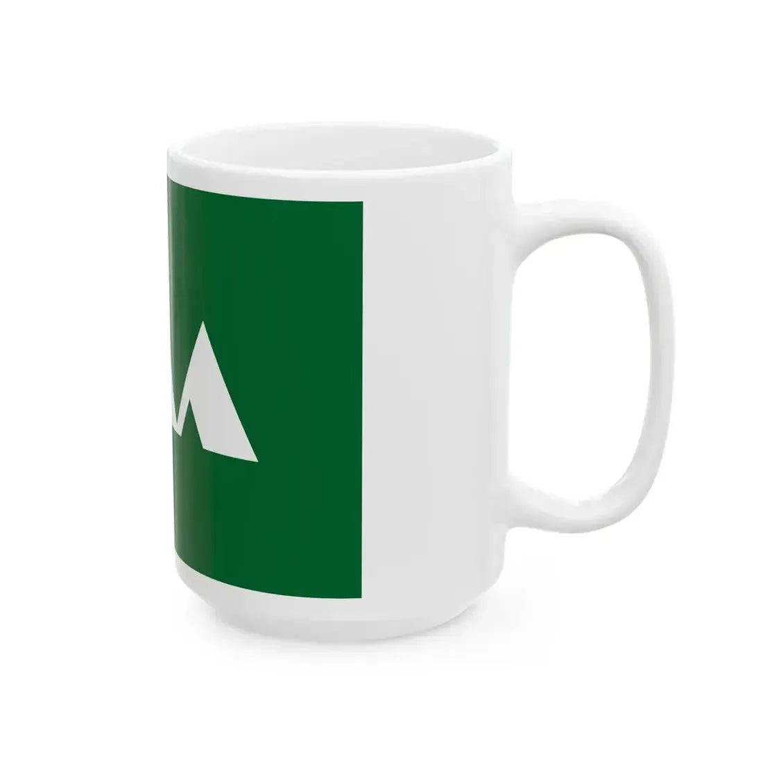Flag of Yamagata Prefecture 1963-1971 (Japan) White Coffee Mug - Go Mug Yourself
