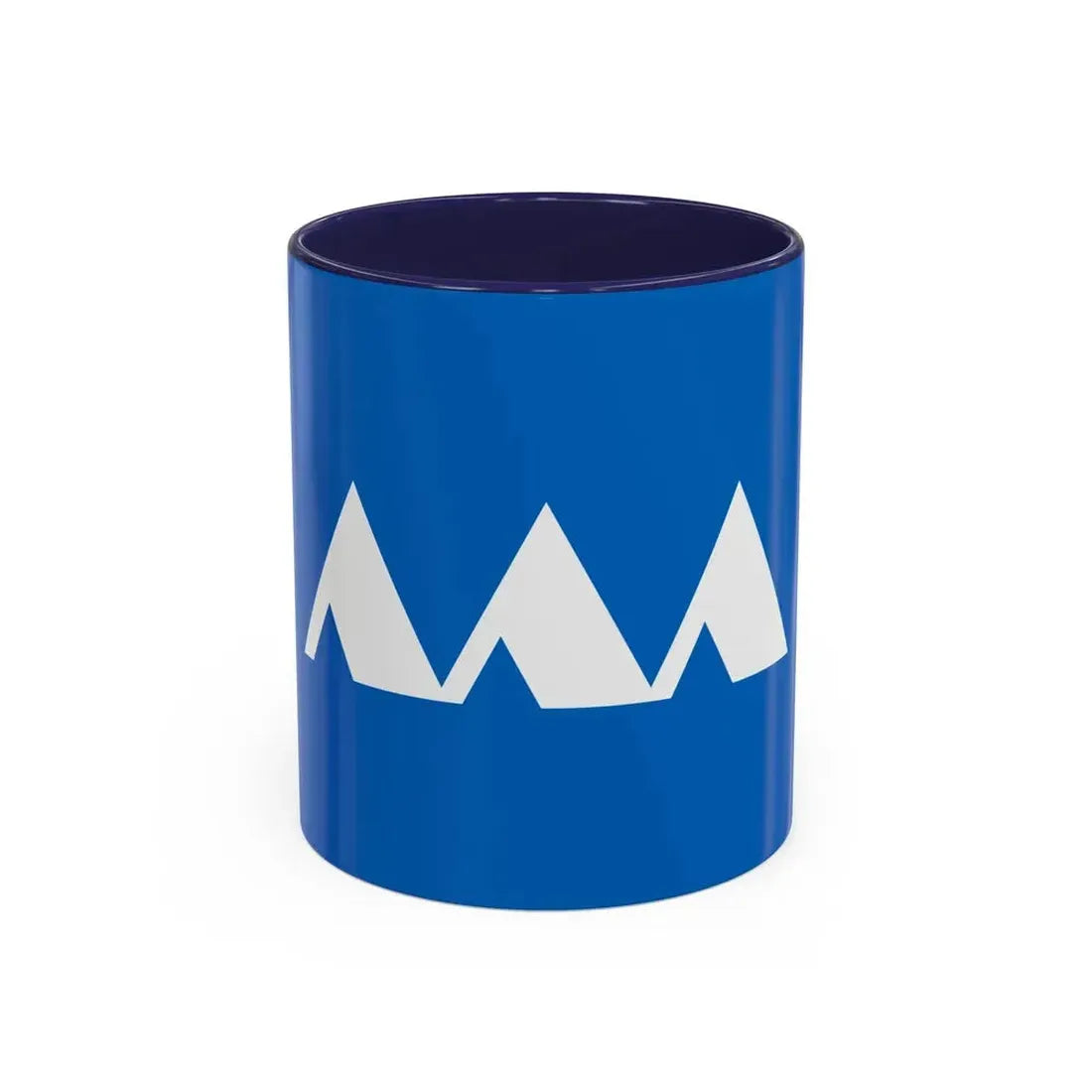 Flag of Yamagata Prefecture Japan - Accent Coffee Mug 11oz Navy - Go Mug Yourself