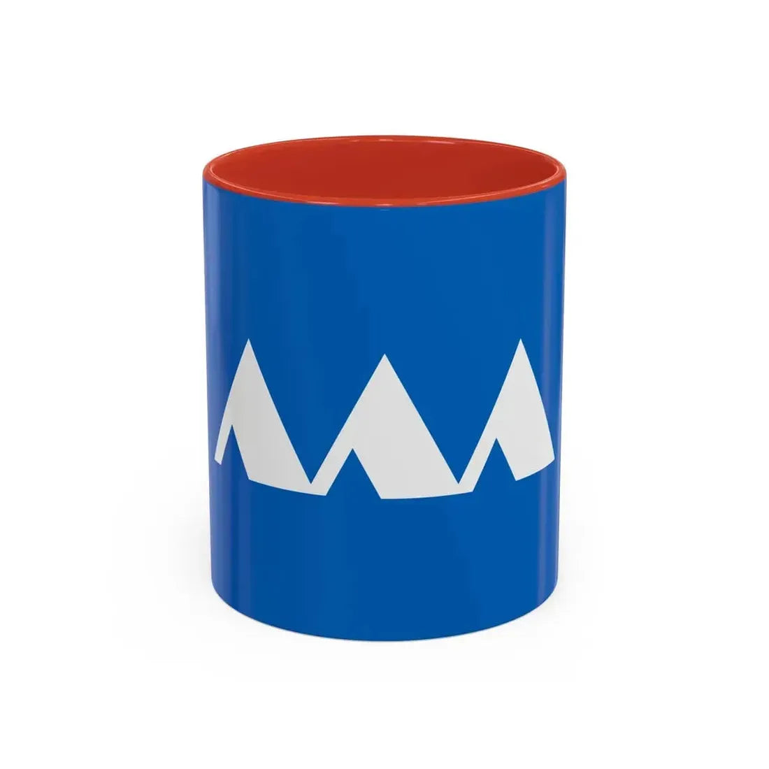 Flag of Yamagata Prefecture Japan - Accent Coffee Mug 11oz Red - Go Mug Yourself
