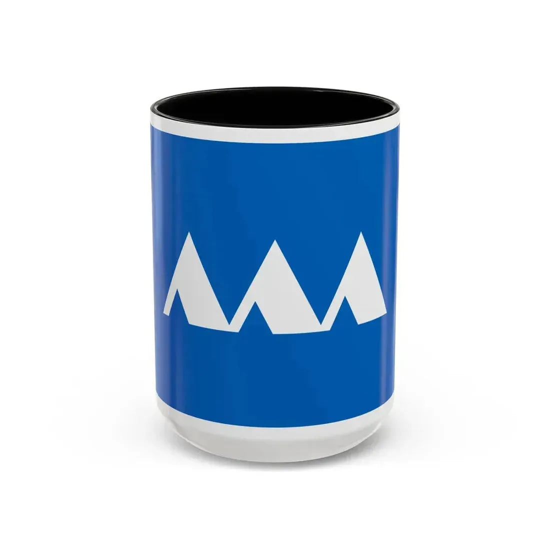 Flag of Yamagata Prefecture Japan - Accent Coffee Mug 15oz Black - Go Mug Yourself