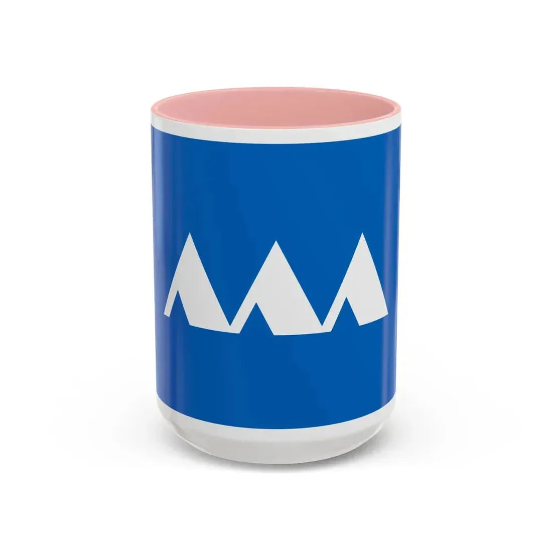 Flag of Yamagata Prefecture Japan - Accent Coffee Mug 15oz Pink - Go Mug Yourself