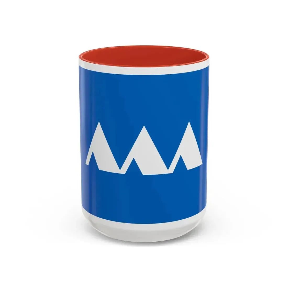 Flag of Yamagata Prefecture Japan - Accent Coffee Mug 15oz Red - Go Mug Yourself
