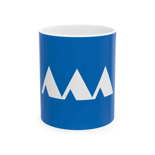 Flag of Yamagata Prefecture (Japan) White Coffee Mug 11oz - Go Mug Yourself