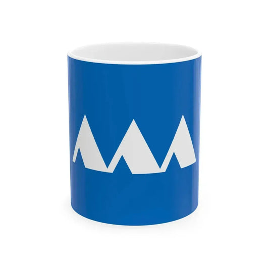 Flag of Yamagata Prefecture Japan - White Coffee Mug 11oz - Go Mug Yourself