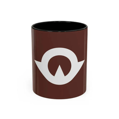 Flag of Yamaguchi Prefecture Japan - Accent Coffee Mug 11oz Black - Go Mug Yourself