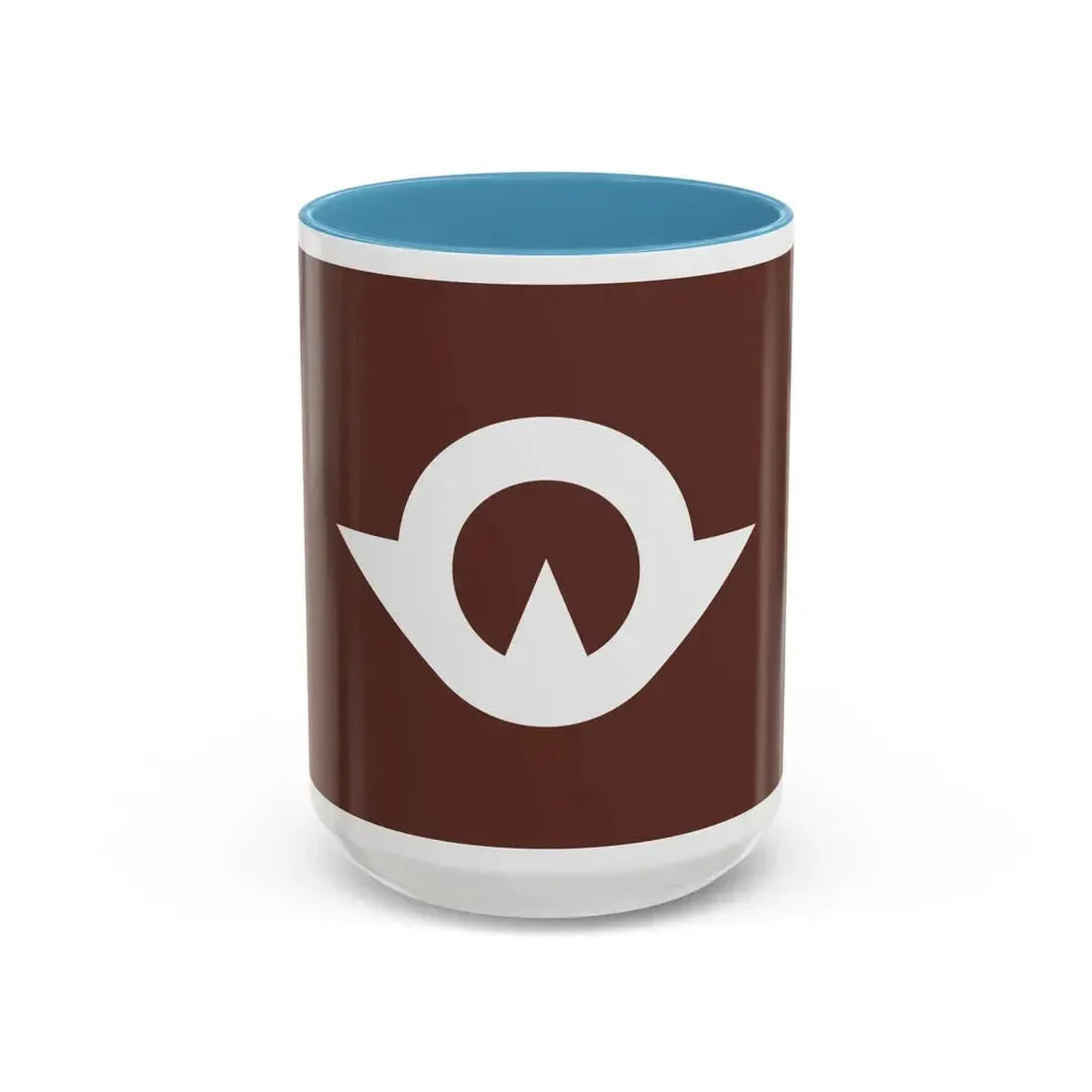 Flag of Yamaguchi Prefecture Japan - Accent Coffee Mug 15oz Light Blue - Go Mug Yourself