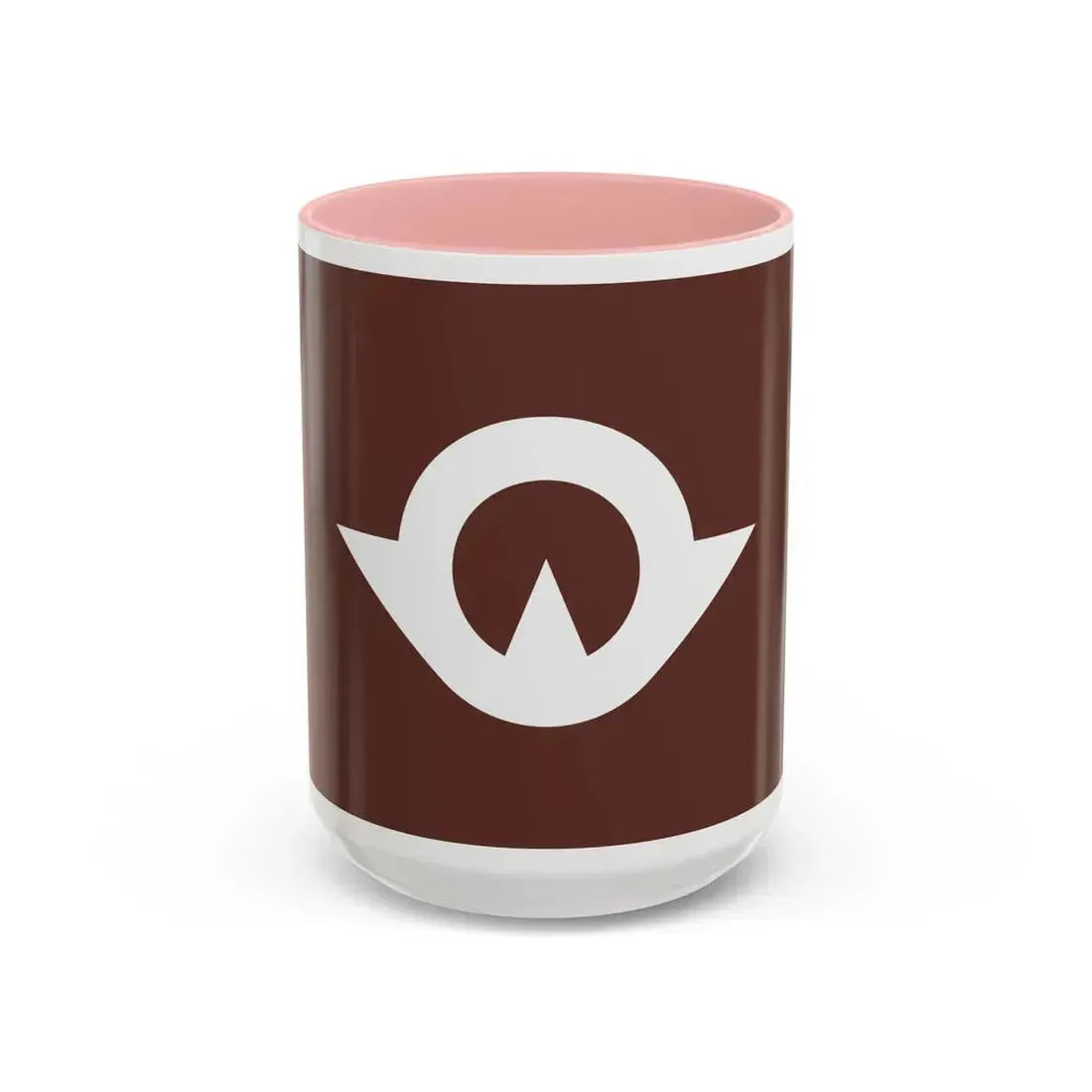 Flag of Yamaguchi Prefecture Japan - Accent Coffee Mug 15oz Pink - Go Mug Yourself