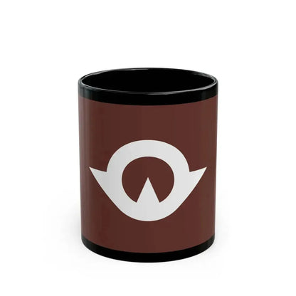 Flag of Yamaguchi Prefecture Japan - Black Coffee Mug 11oz - Go Mug Yourself