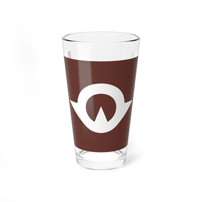 Flag of Yamaguchi Prefecture Japan - Pint Glass 16oz 16oz - Go Mug Yourself