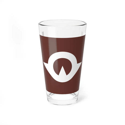 Flag of Yamaguchi Prefecture Japan - Pint Glass 16oz 16oz - Go Mug Yourself