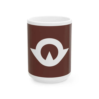 Flag of Yamaguchi Prefecture (Japan) White Coffee Mug 15oz - Go Mug Yourself
