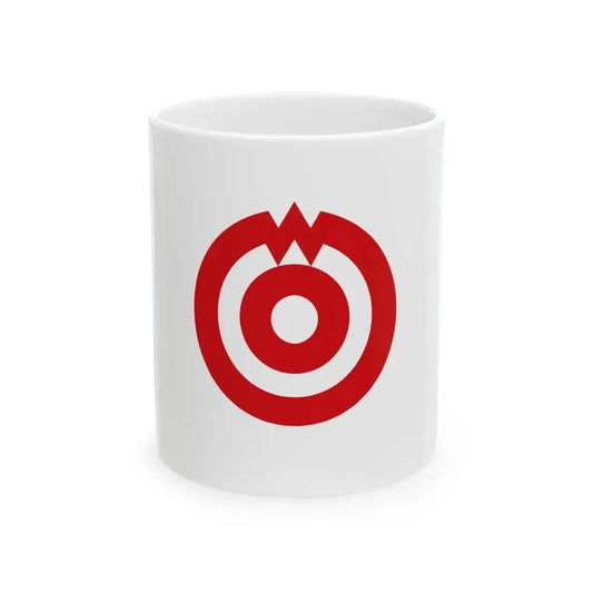 Flag of Yamaguchi Yamaguchi (Japan) White Coffee Mug 11oz - Go Mug Yourself