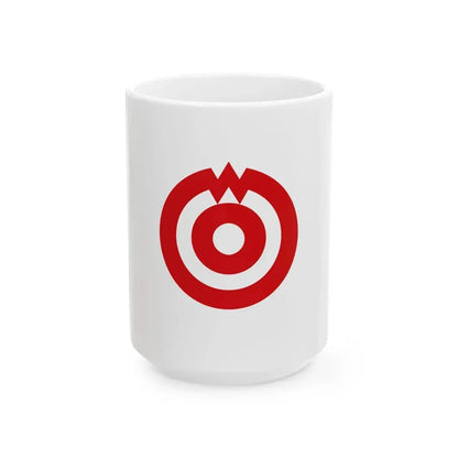 Flag of Yamaguchi Yamaguchi (Japan) White Coffee Mug 15oz - Go Mug Yourself