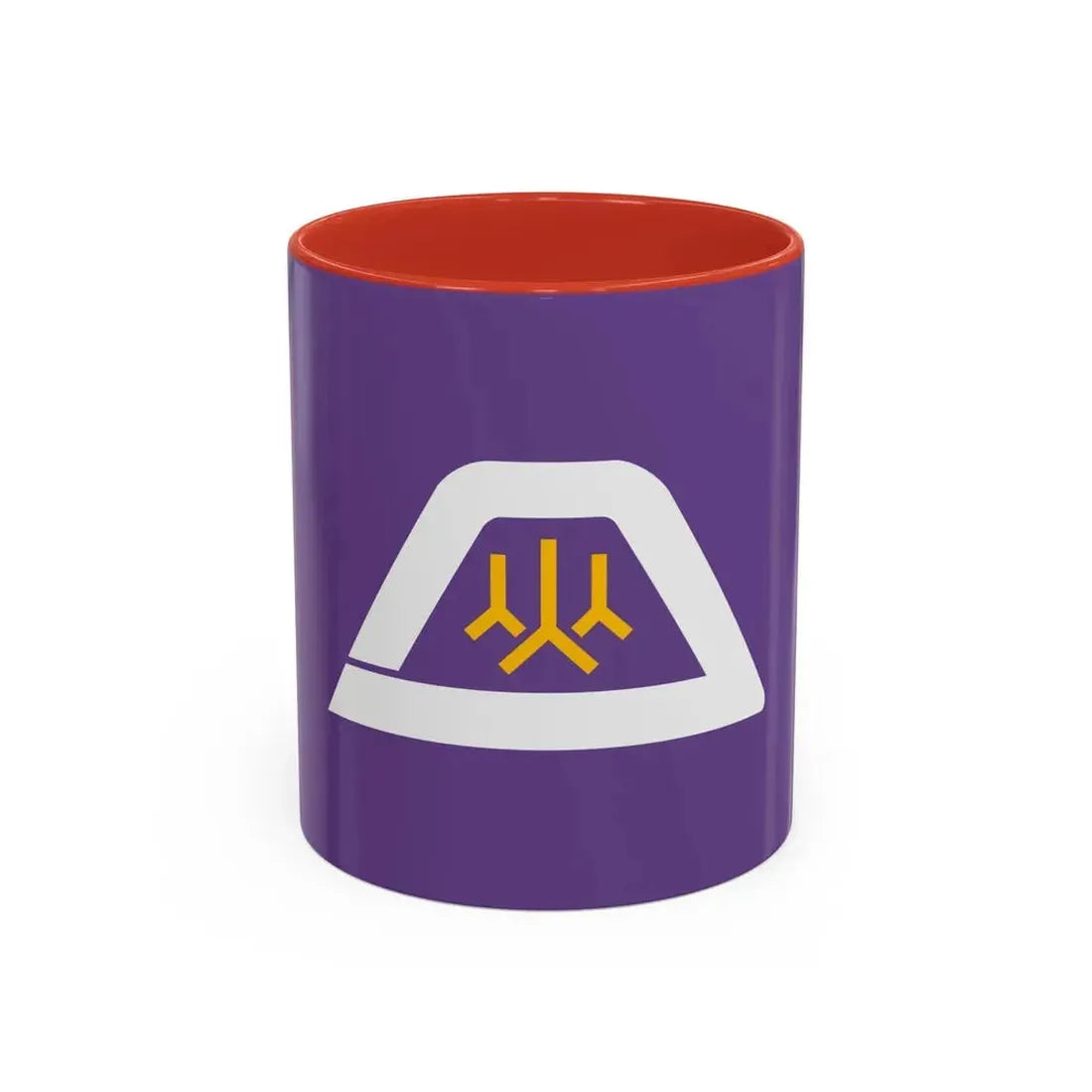 Flag of Yamanashi Prefecture Japan - Accent Coffee Mug 11oz Red - Go Mug Yourself