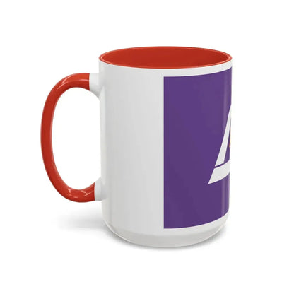 Flag of Yamanashi Prefecture Japan - Accent Coffee Mug - Go Mug Yourself