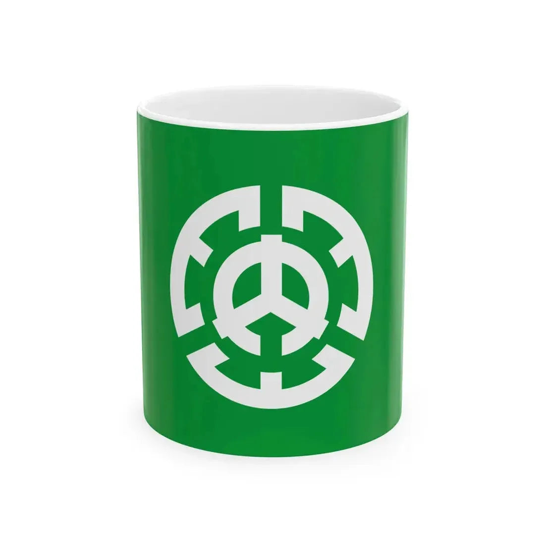 Flag of Yamanouchi Nagano (Japan) White Coffee Mug 11oz - Go Mug Yourself